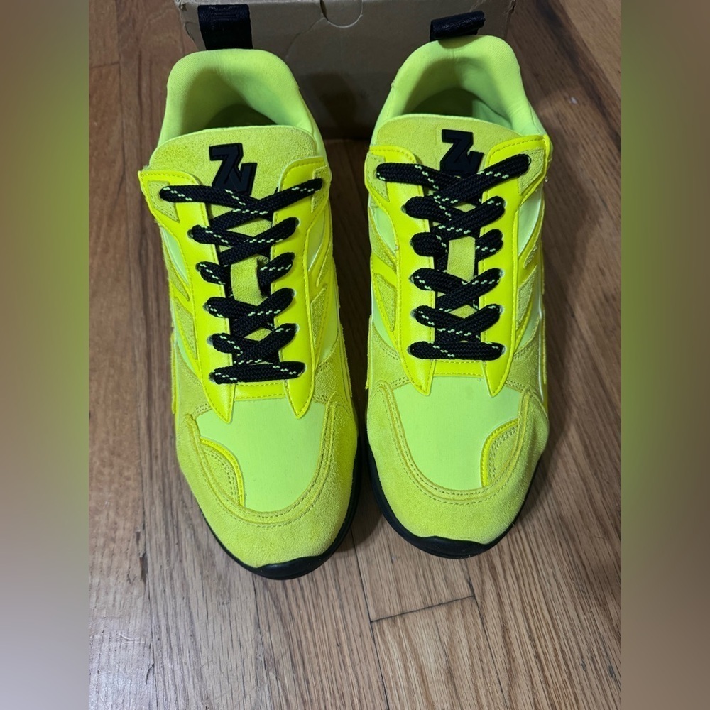 Zadig & Voltaire Yellow Trainers size 41 - Picture 6 of 11